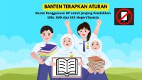ilustrasi sekolah banten tanpa handphone