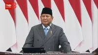 presiden prabowo sidang tahunan mpr Presiden Prabowo Subianto dalam Sidang Tahunan MPR dan Sidang Bersama DPR-DPD Tahun 2026 di Kompleks Parlemen, Jakarta, Jumat 14 Agustus 2026 (Foto:Tangkap layar Youtube/Sekretariat Presiden)